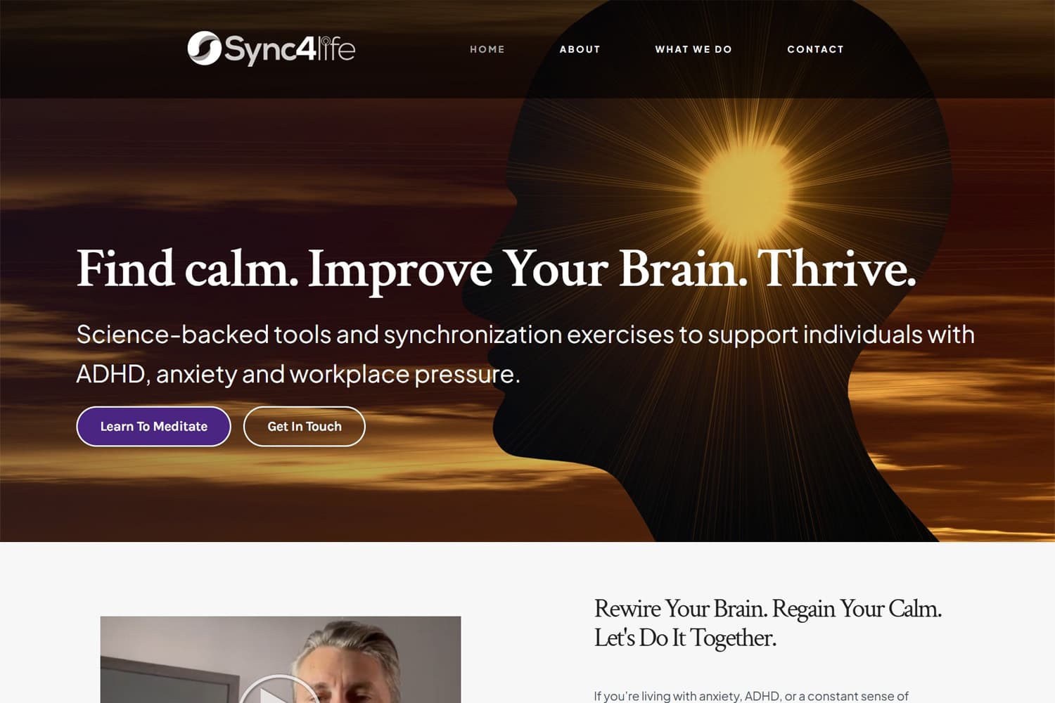 Sync4Life website screenshot