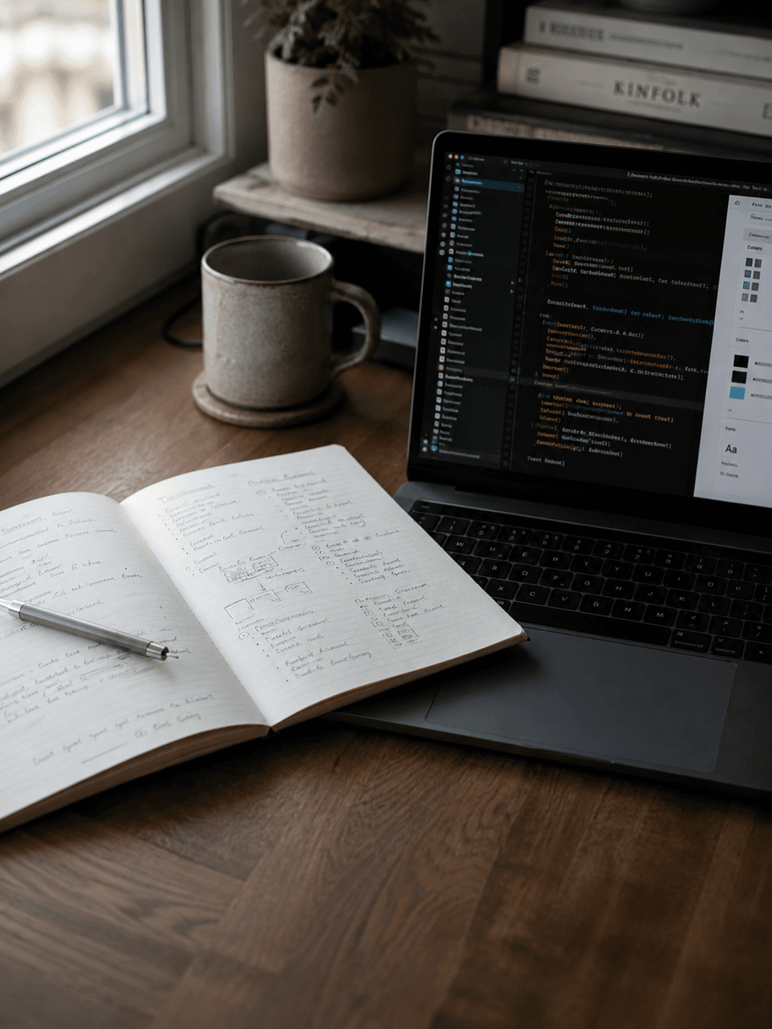 A working environment — the physical space where the thinking happens