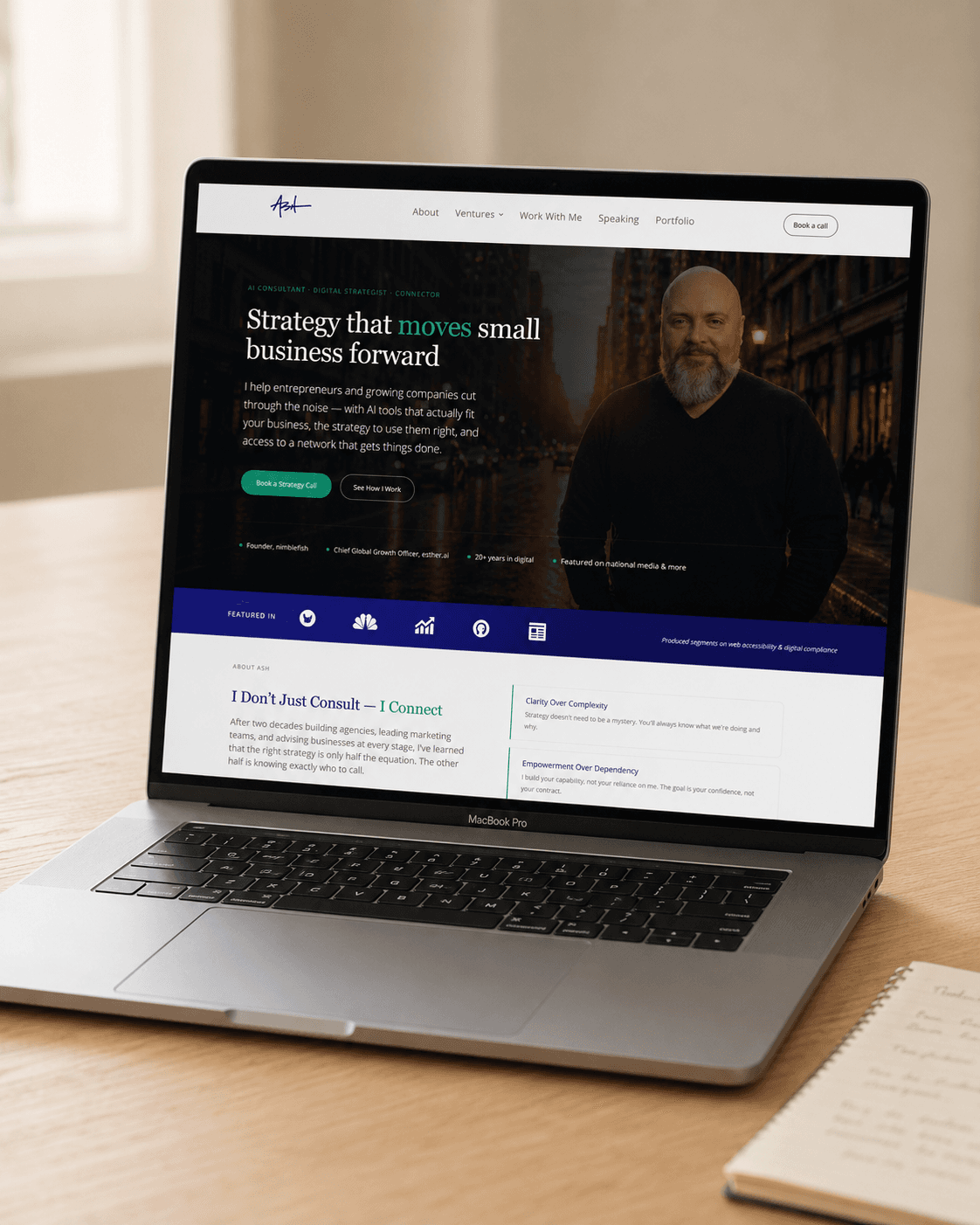 A modernized WordPress website built by nimblefish